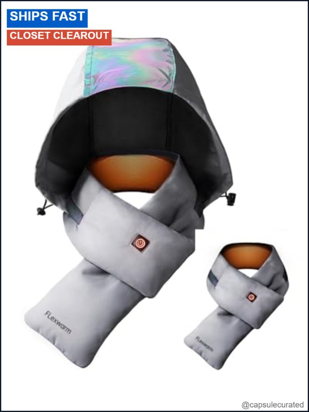 Heated Scarf Neck Heating Pad Cordless Hot Compress Pain Relief Unisex